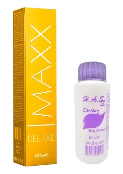 Maxx Deluxe Saç Boyası 60  ml+Oksidan 60  ml 911.1