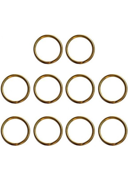 2x 10 Adet Pirinç Yuvarlak Bölünmüş Anahtar Zincir Halkaları Anahtar Tutucu Döngü Diy Zanaat 20MM 2 Adet (Yurt Dışından) fiyatları