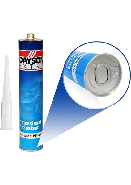 Extra Poliüratan Silikon Mastik (Siyah) 280 Ml 25 Adet