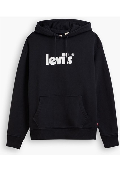 Levi's  Erkek Kapüşonlu Siyah Erkek Sweatshirt - A2827-0040