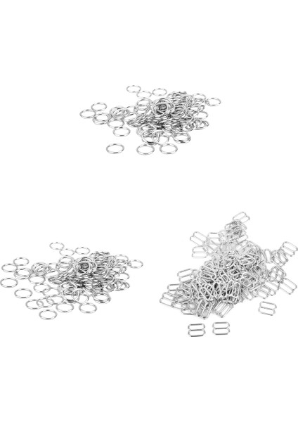 300 Adet 10 mm 8 + O Sütyen Kayışı Iç Çamaşırı Ayar Klipsleri Kanca Bağlantı Elemanları (Yurt Dışından)
