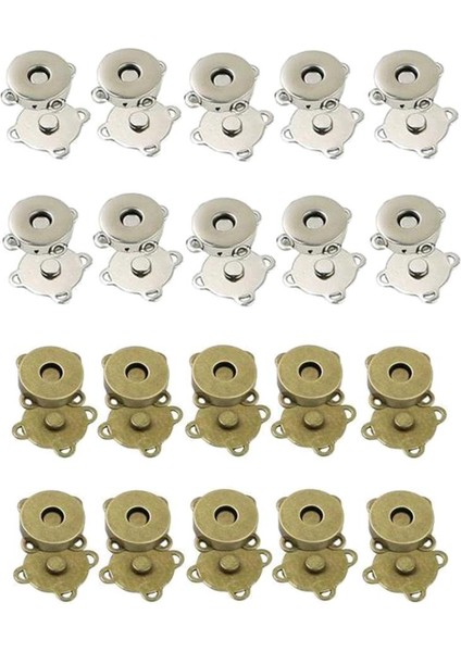 40X Metal Manyetik Düğme Toka Koyma Giysileri Üretilmesi Için 14 mm Sapır (Yurt Dışından)