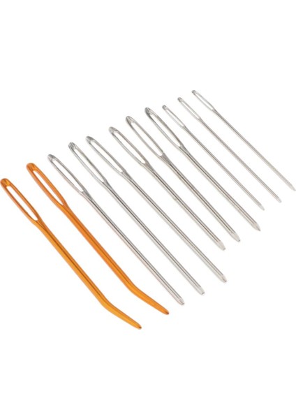 2set Dikiş /dara /dikiş Iğneleri Seti -Bent Uçları, Büyük Gözler ve Iplikler (Yurt Dışından) modelleri