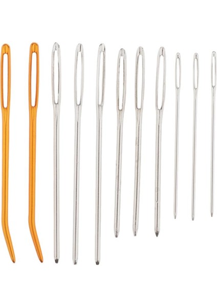 2set Dikiş /dara /dikiş Iğneleri Seti -Bent Uçları, Büyük Gözler ve Iplikler (Yurt Dışından) indirimleri