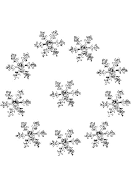 20X Kristal Kar Tanesi Scrapbooking Süslemeleri Noel Kartı Topper 14 mm (Yurt Dışından) modelleri