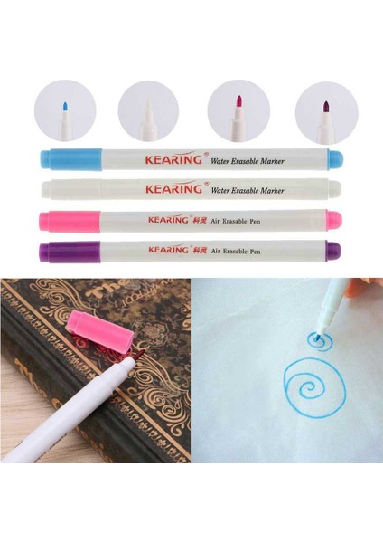 16 Adet. Hava Silinebilir / Su Çözünür Kalem Tekstil Kalemleri Işaretleme Için Trickmarker (Yurt Dışından) fiyatları