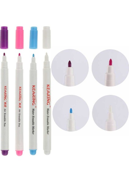 16 Adet. Hava Silinebilir / Su Çözünür Kalem Tekstil Kalemleri Işaretleme Için Trickmarker (Yurt Dışından) modelleri