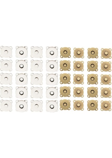 20 Set 18 mm Manyetik Bağlantı Elemanı Çanta Düğmesi Dikiş Zanaat Aracı Için Toka (Yurt Dışından)