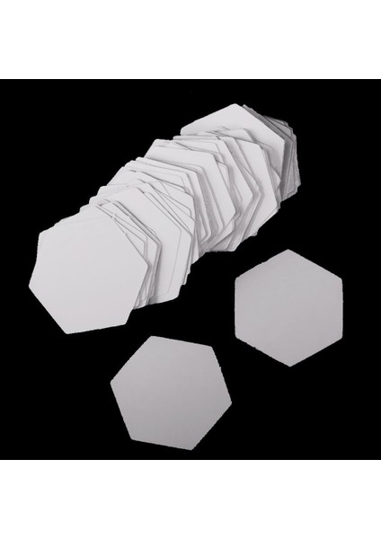 5X100 Adet Altıgen Ingilizce Kağıt Ekleme Kapitone Şablonları Zanaat 8 mm 5 Adet (Yurt Dışından)