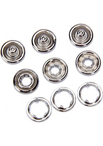 50 Set Metal Pres Saplama Snap Popper Bağlantı Elemanları Halka Dikiş Giyim Düğmeleri (Yurt Dışından) fırsatları