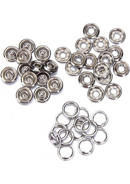 50 Set Metal Pres Saplama Snap Popper Bağlantı Elemanları Halka Dikiş Giyim Düğmeleri (Yurt Dışından) indirimleri