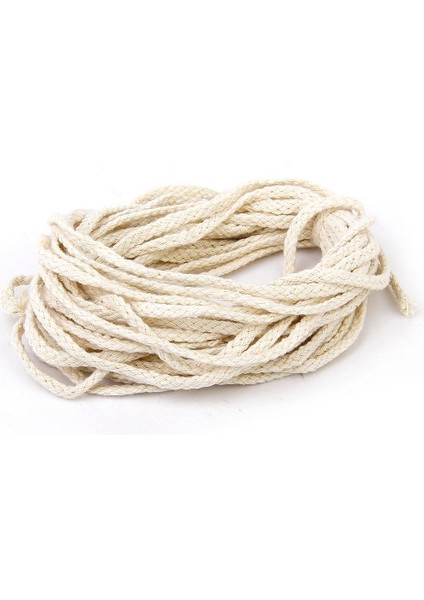 Doğal% 100 Pamuk Örgülü Kordon Halat Zanaat Makramı Artisan Drawt String 5 mm (Yurt Dışından) modelleri