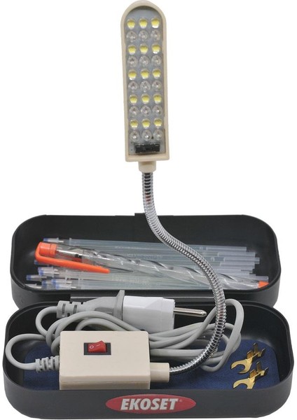 Ultraviyole Uv LED Lamba ve 20 Adet Ince Tip Uv Kalem Seti