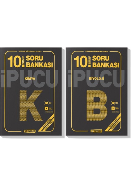 10. Sınıf 2023 Kimya Biyoloji Ipucu Soru Bankası Seti 2 Kitap