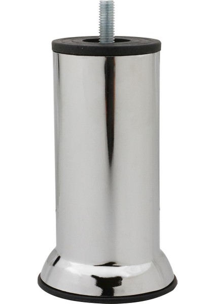 Mobilya Kanepe Baza Koltuk Destek Ayağı M8 Civata Krom Ayak 15 Cm