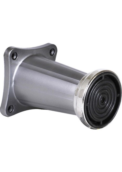 Mobilya Masa Puf Sehpa Tv Ünitesi Ayağı Baza Ayak 10 Cm Krom Saten