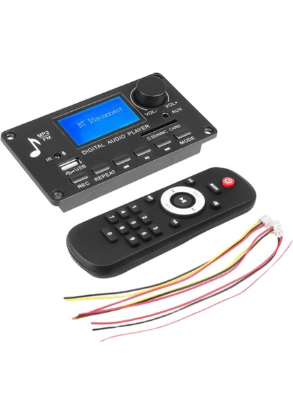 Bluetooth Mp3 Dekoder Kurulu USB Tf USB Fm Araba Radyo 12 V Müzik Ses Modülü (Yurt Dışından)