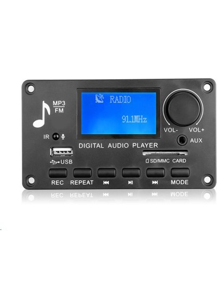 Bluetooth Mp3 Dekoder Kurulu USB Tf USB Fm Araba Radyo 12 V Müzik Ses Modülü (Yurt Dışından)
