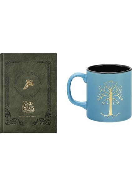 Lord Of The Rings Yüzük Kardeşliği Koleksiyon Defteri ve Gondor Mug