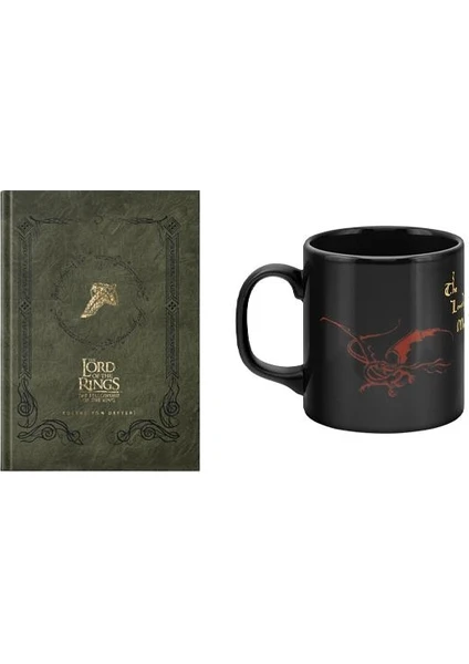 Lord Of The Rings Yüzük Kardeşliği Koleksiyon Defteri ve Mountain Mug