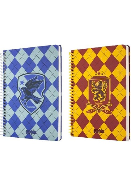 Harry Potter Ravenclaw ve Gryffindor Butik Defter Çizgili 96 Yaprak 17X24