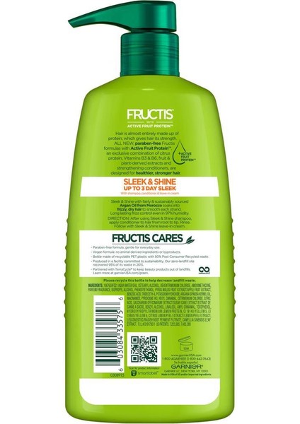 Fructis Sleek Shine Argan Yağlı Elektriklenme Karşıtı Saç Kremi 1 lt fiyatları