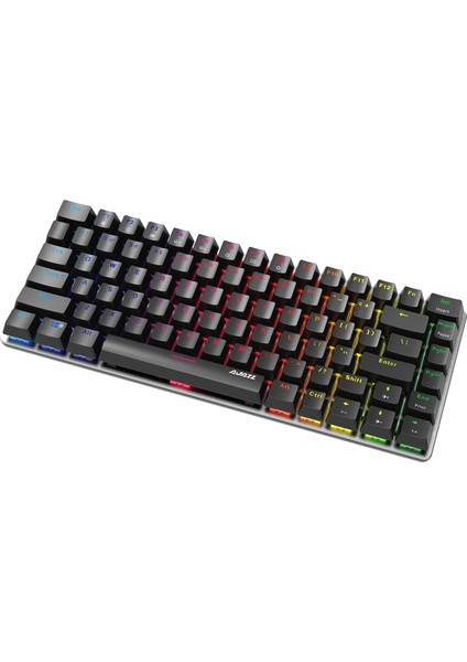 Mekanik İngilizce Q Klavye Gaming Rgb Mavi Switch Siyah AK33 Aydınlatmalı Edition Mekanik Klavye