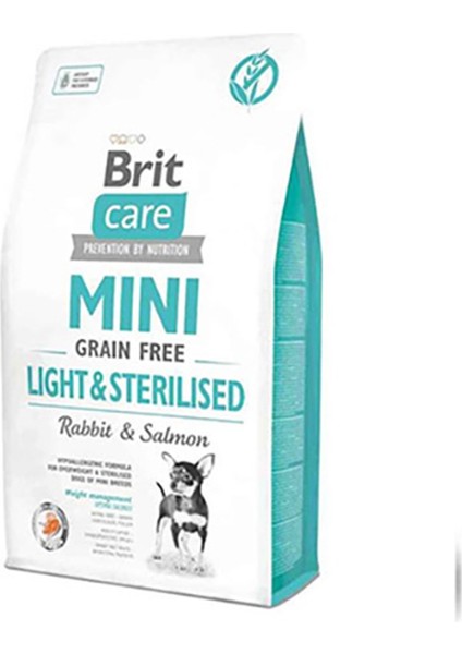 Tahılsız Mini Light Steril Tavşan Somon Köpek Maması 2 kg