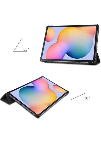 Samsung Galaxy Tab S7 Fe Lte T737 T736 Uyumlu Standlı Akıllı Uyku Modlu Smart Kapak Tablet Kılıf