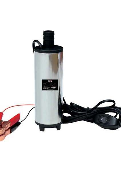 12V Dalgıç Tipi Mazot Aktarma Pompası Bahçe Hidroforu