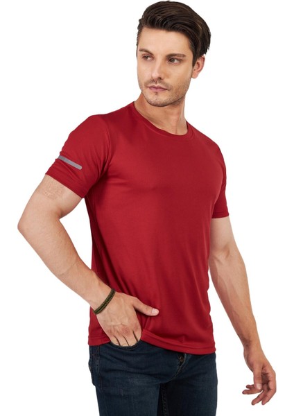 Erkek Nem Emici Hızlı Kuruma Atletik Teknik Performans T-Shirt modelleri