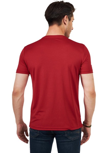 Erkek Nem Emici Hızlı Kuruma Atletik Teknik Performans T-Shirt fırsatları