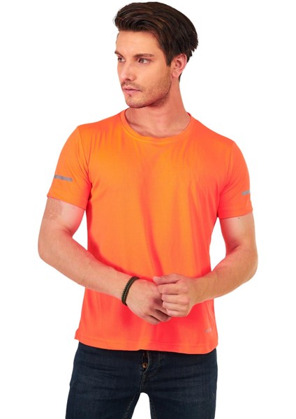 Erkek Nem Emici Hızlı Kuruma Atletik Teknik Performans T-Shirt modelleri