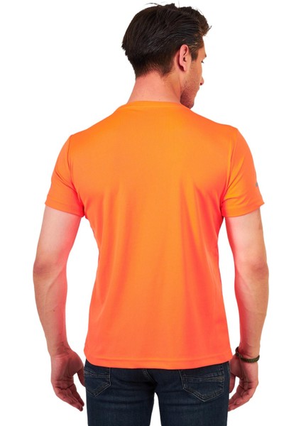 Erkek Nem Emici Hızlı Kuruma Atletik Teknik Performans T-Shirt fırsatları