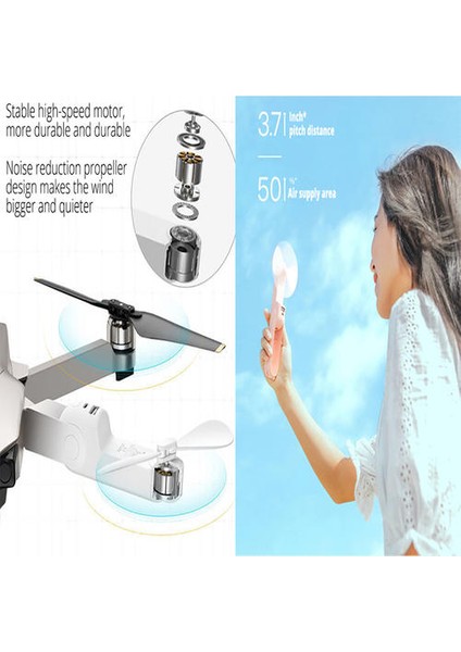 Mini Taşınabilir Fan Soğutucu Vantilatör (Yurt Dışından)