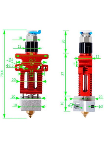 Cr-6 Se Hotend Kit