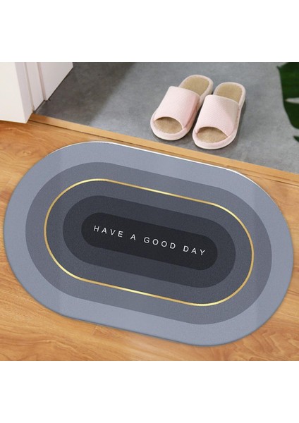 Kaymaz Banyo Halı Mat Halı Kırışıklık Ücretsiz Banyo Mat Halı Giriş Lavabo Iyi Günler(Yurt Dışından)