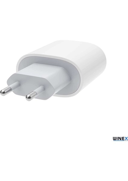 PD20W Quick Charger Type­-C Kablolu Şarj Aleti Set Beyaz