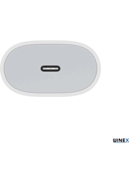 PD20W Quick Charger Type­-C Kablolu Şarj Aleti Set Beyaz