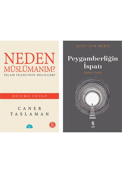 Neden Müslümanım? - Peygamberliğin Ispatı Haber Delili 2 Kitap Set