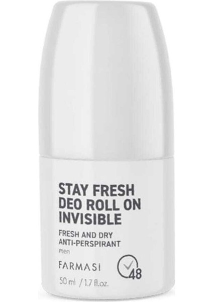 Anti-Perspirant Invisible Deo Roll On 50 ml (ERKEK)