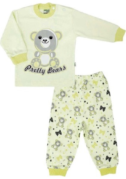 Kız Bebek Takımı Panda Baskılı