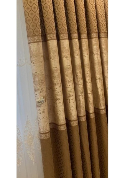 Krem Gold 1/3 Sık Pile Pano Fon Perde Apm fırsatları