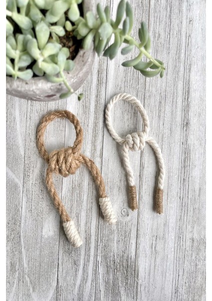 6 Adet Bohem Krem Halatlı Peçete Yüzüğü fiyatları