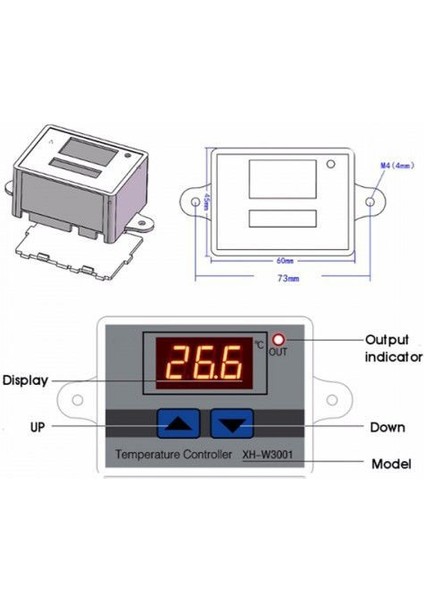 Dijital Termostat 12V Kuluçka,akvaryum,buzdolabı,derindondurucu Termostatı fırsatları