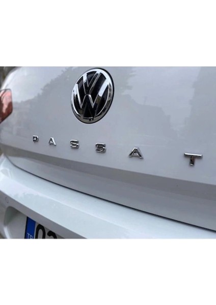 Passat Yeni Tip Bagaj Arması Krom Yapıştırma Passat Bagaj Yazısı
