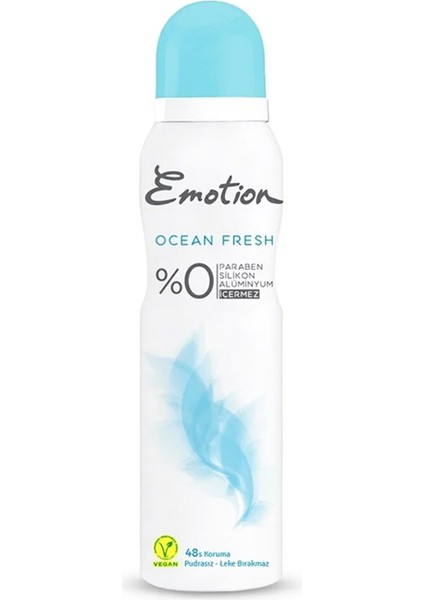 Ocean Fresh Deodorant 150 ml Ferah Koku ile Gün Boyu Koruma