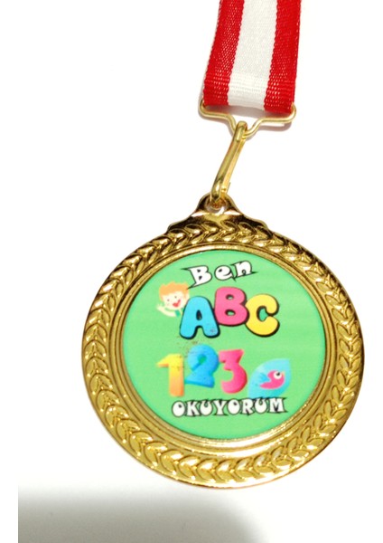 Ben Artık Okuyorum Madalyası 5 Li Adet