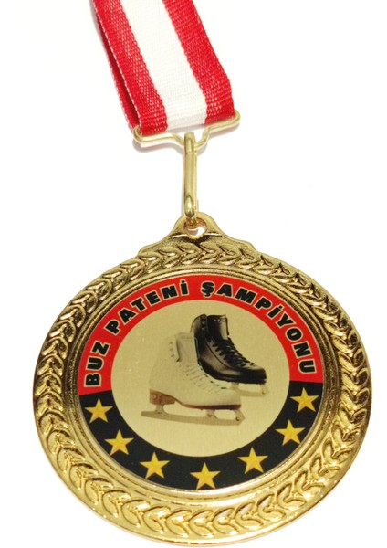 Buz Pateni Şampiyon Madalyası 5 Li Adet