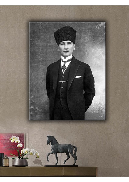 Atatürk Temalı Kanvas Tablo